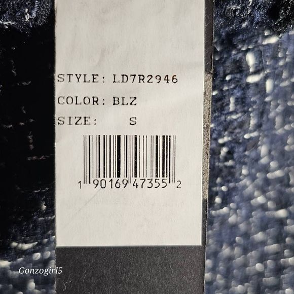 Karl Lagerfeld Paris New With Tags Black Tweed Jacket Size Small - Picture 10 of 14